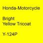 Preview: Honda-Motorcycle, Bright Yellow Tricoat, Y-124P.